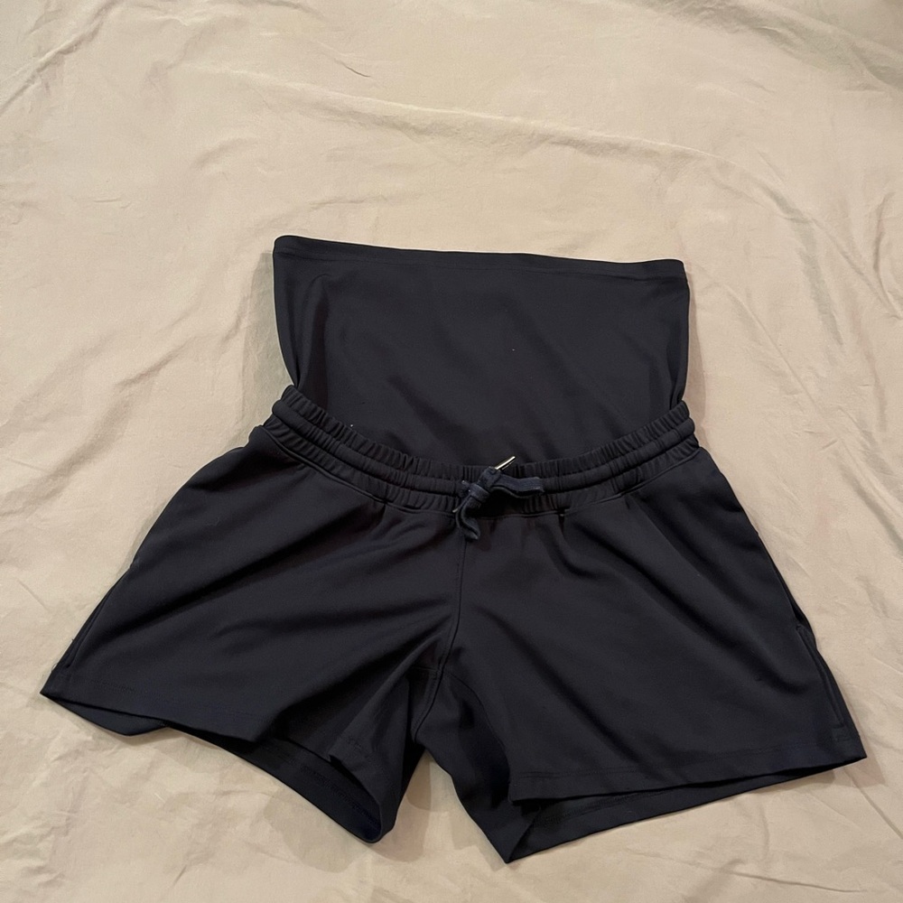 Black Women's Maternity Shorts
